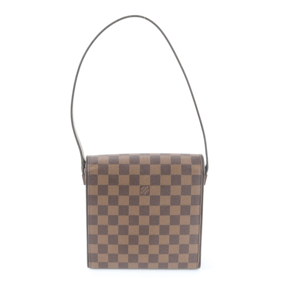 LOUIS VUITTON Authentic Brown Damier Leather Shoulder Bag - Picture 3 of 9